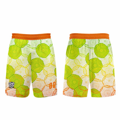 Custom Green Orange Jerseys for Men Women Personalized Soccer Uniforms for Adult and Kid enthsush