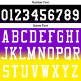 Custom Basketball Jersey Uniform Suit Printed Your Logo Name Number Gradient-Purple