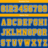 Custom Orange Royal Short Sleeve Hoodies for Men Women Shirts with Hoods Printed Name Logo