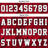 Custom Red Basketball Jersey Uniform Suit Printed Your Logo Name Number