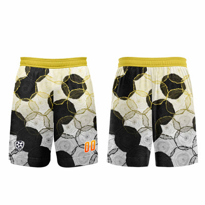 Custom White Black Yellow Jerseys for Men Women Personalized Soccer Uniforms for Adult and Kid enthsush