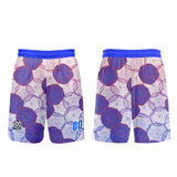 Custom White Blue Orange Jerseys for Men Women Personalized Soccer Uniforms for Adult and Kid