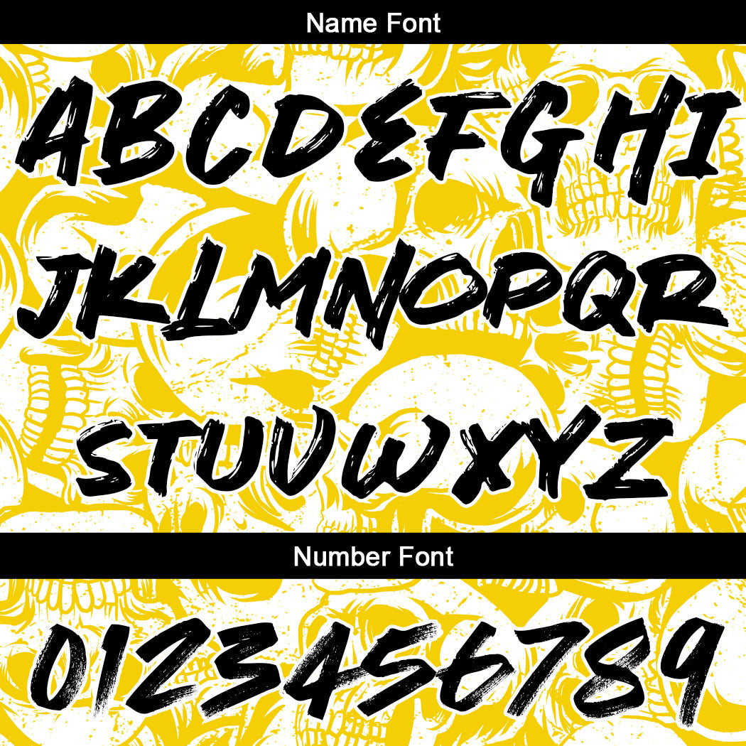 Custom Football Polo Shirts  Add Your Unique Logo/Name/Number Yellow&White enthsush