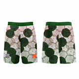 Custom Dark Green Red Jerseys for Men Women Personalized Soccer Uniforms for Adult and Kid