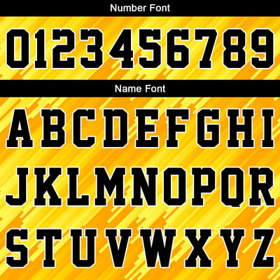 Custom Yellow Basketball Jersey Uniform Suit Printed Your Logo Name Number enthsush