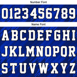 Custom Royal Basketball Jersey Uniform Suit Printed Your Logo Name Number