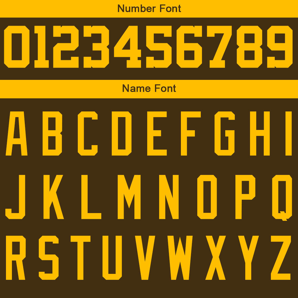 Custom Brown Yellow Sweatshirt Hoodie For Men Women Girl Boy Print Your Logo Name Number enthsush