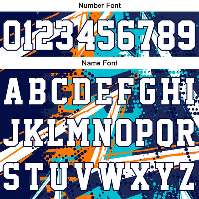 Custom Navy Orange Teal Short Sleeve Hoodies for Men Women Shirts with Hoods Printed Name Logo enthsush