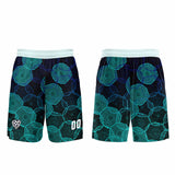 Custom Black Cyan Jerseys for Men Women Personalized Soccer Uniforms for Adult and Kid