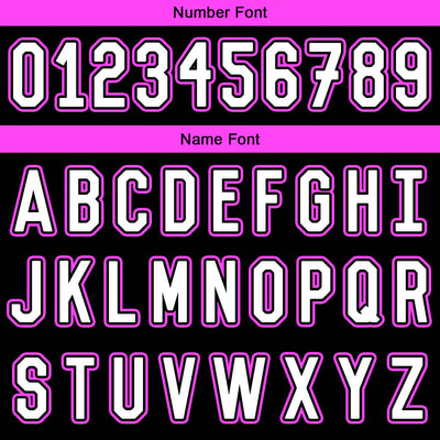 Custom Black Pink Basketball Jersey Uniform Suit Printed Your Logo Name Number enthsush