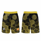 Custom  Black Yellow Jerseys for Men Women Personalized Soccer Uniforms for Adult and Kid