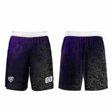 Custom Purple Silver Jerseys for Men Women Personalized Soccer Uniforms for Adult and Kid