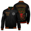 Custom Varsity Jacket Letterman jacket for Men, Women and Youth Red Green enthsush