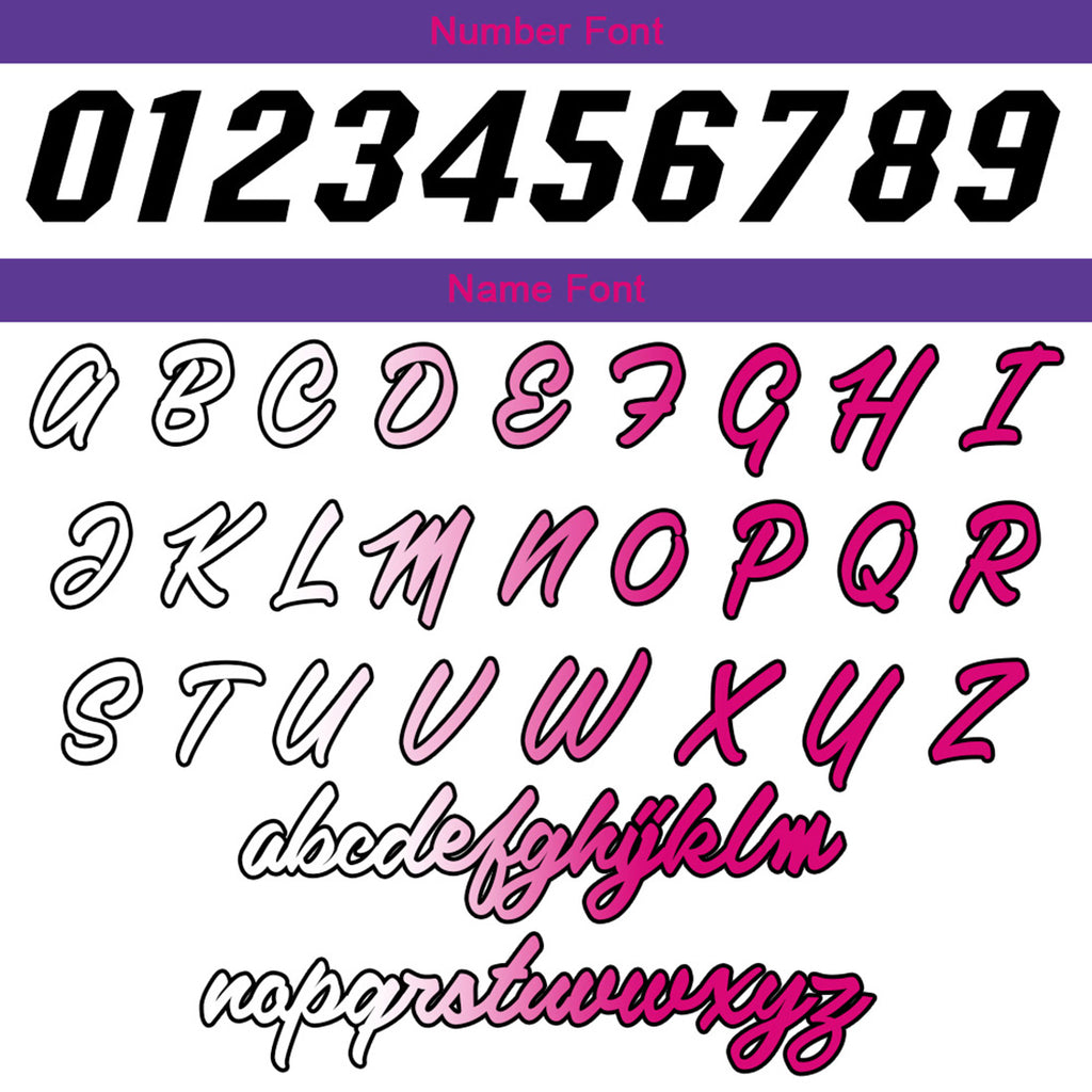 Custom Reversible Basketball Suit for Adults and Kids Personalized Jersey White-Hot Pink-Purple enthsush