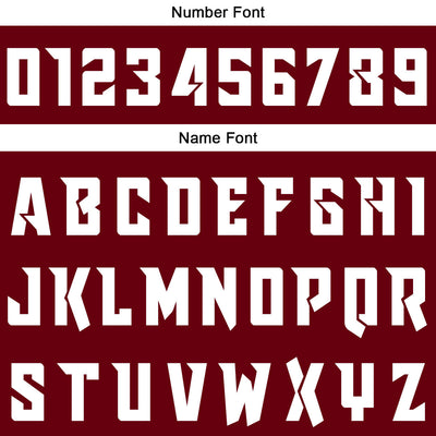 Custom Dark Red Reversible Basketball Suit for Adults and Kids Personalized Jersey enthsush