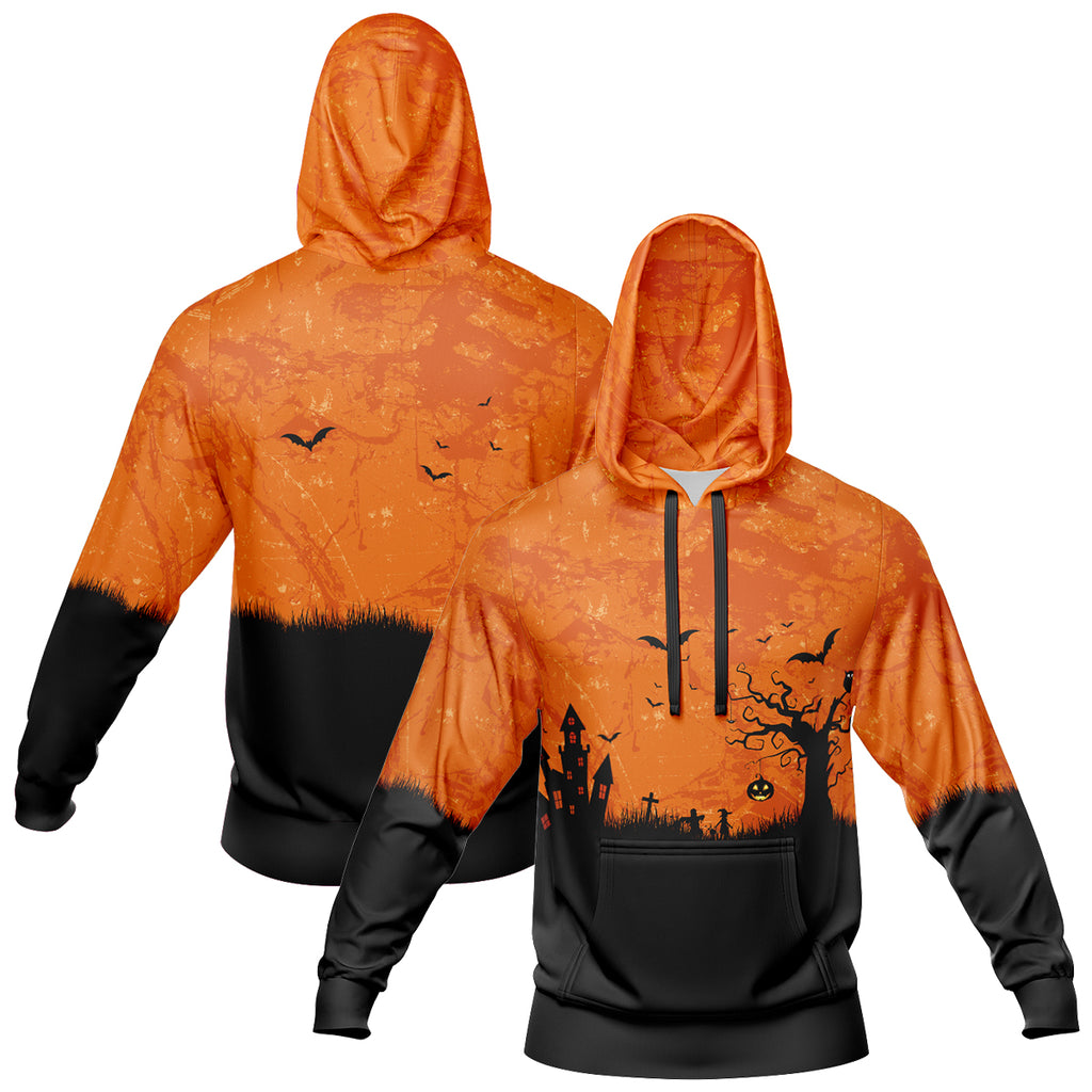 Custom Sweatshirt Hoodie Add Text and Design Personalized Halloween Hooded Sweatshirt enthsush