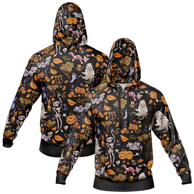 Custom Sweatshirt Hoodie Add Text and Design Personalized Halloween Hooded Sweatshirt enthsush