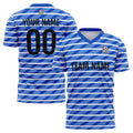 Custom Soccer Jerseys for Men Women Personalized Soccer Uniforms for Adult and Kid Blue enthsush