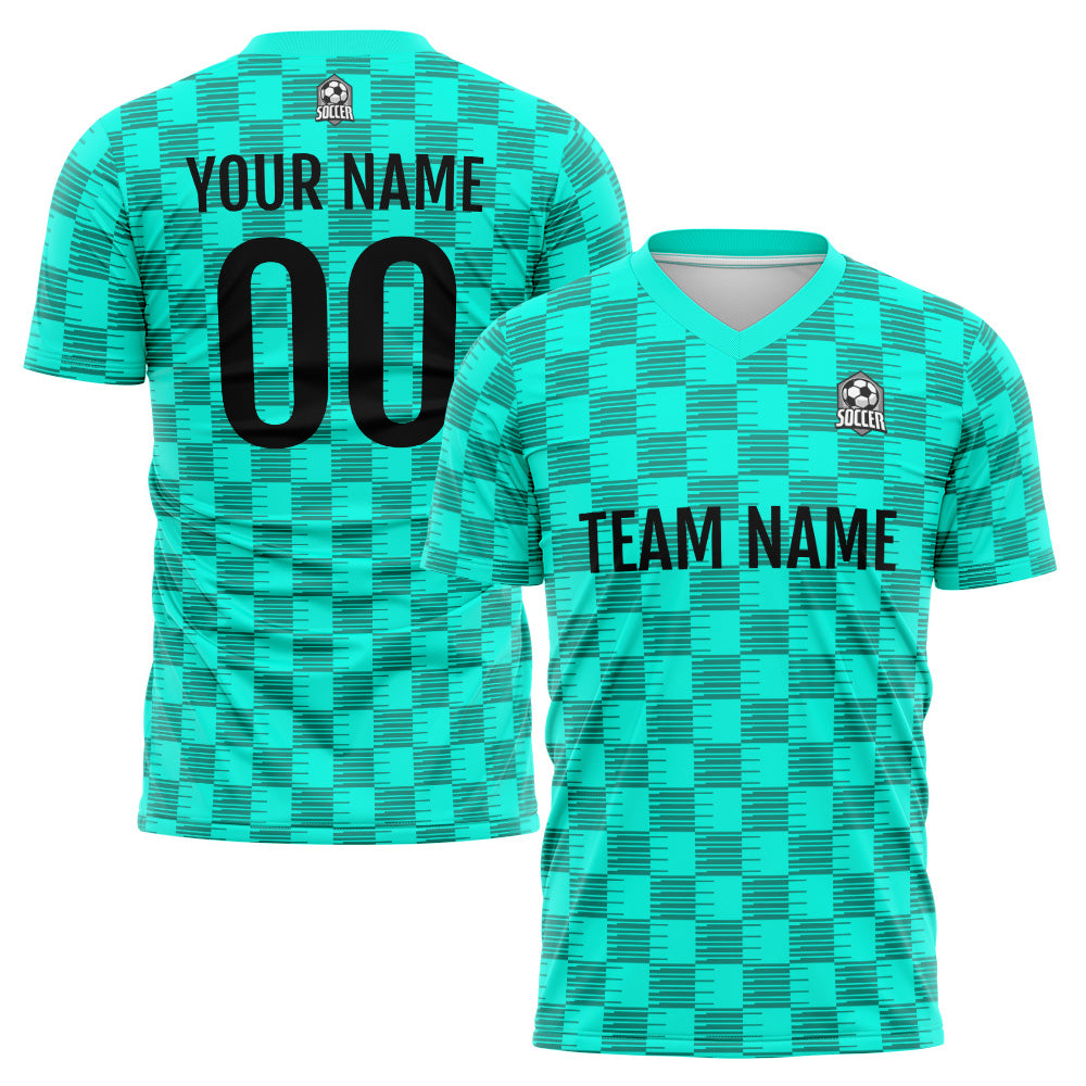 Custom Soccer Jerseys for Men Women Personalized Soccer Uniforms for Adult and Kid Light Green-White enthsush