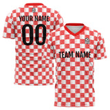 Custom Soccer Jerseys for Men Women Personalized Soccer Uniforms for Adult and Kid Red-White