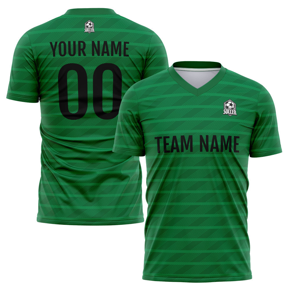 Custom Soccer Jerseys for Men Women Personalized Soccer Uniforms for Adult and Kid Green enthsush