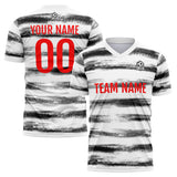 Custom Soccer Jerseys for Men Women Personalized Soccer Uniforms for Adult and Kid Black-White