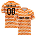 Custom Soccer Jerseys for Men Women Personalized Soccer Uniforms for Adult and Kid Orange enthsush