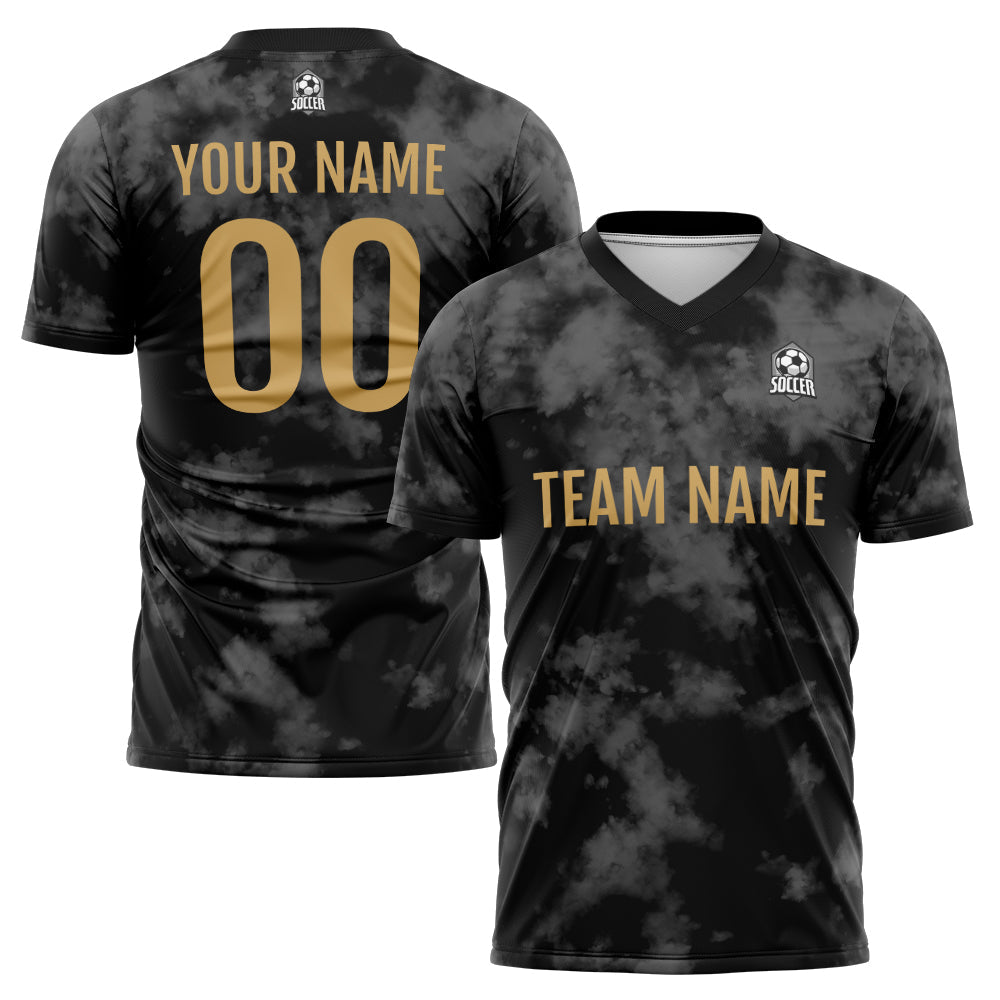 Custom Soccer Jerseys for Men Women Personalized Soccer Uniforms for Adult and Kid Gray-Black enthsush