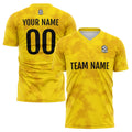 Custom Soccer Jerseys for Men Women Personalized Soccer Uniforms for Adult and Kid Yellow enthsush
