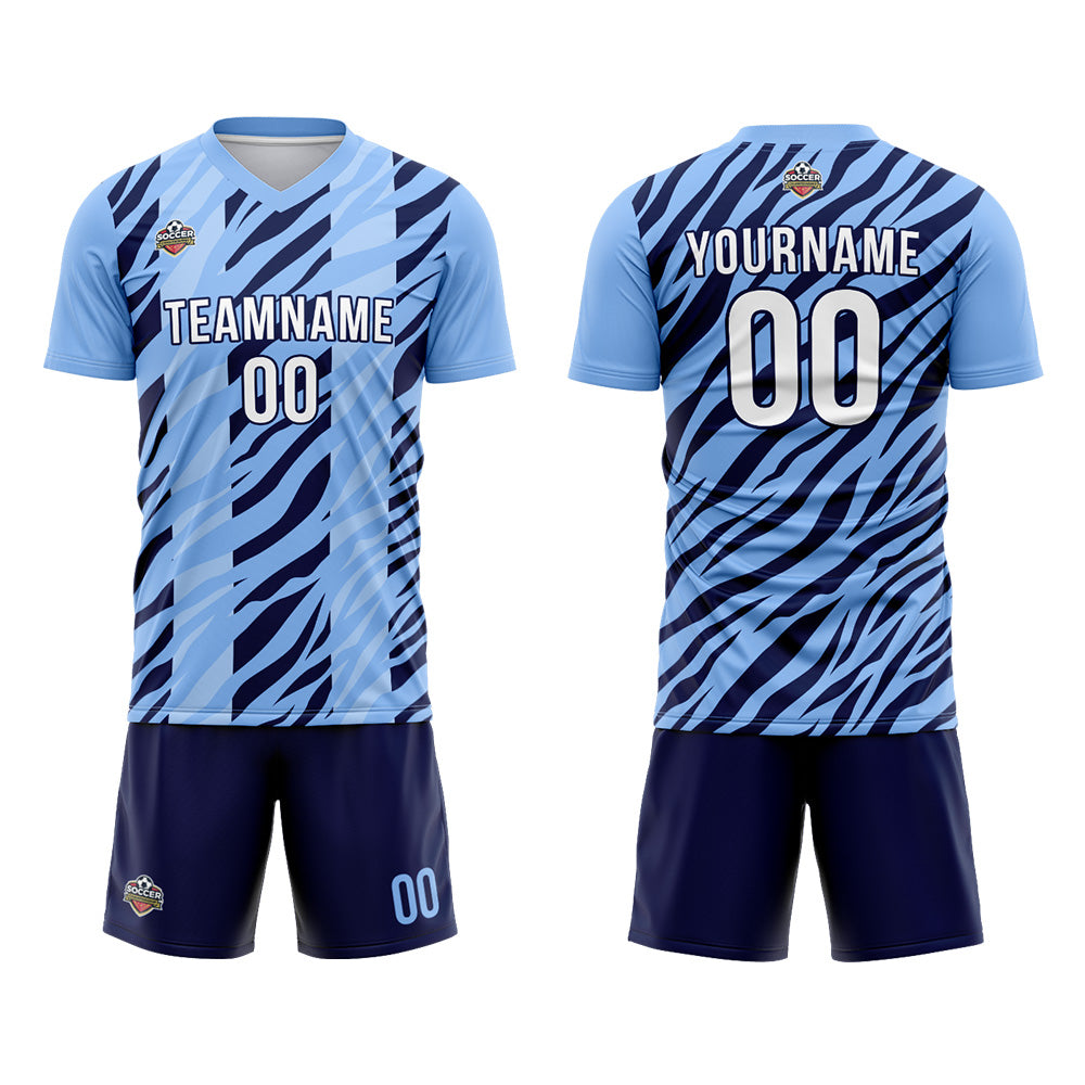 Custom Soccer Jerseys for Men Women Personalized Soccer Uniforms for Adult and Kid Blue-Navy enthsush