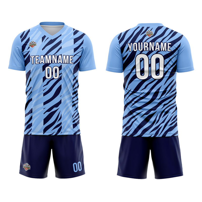 Custom Soccer Jerseys for Men Women Personalized Soccer Uniforms for Adult and Kid Blue-Navy