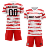 Custom Soccer Jerseys for Men Women Personalized Soccer Uniforms for Adult and Kid Red-White