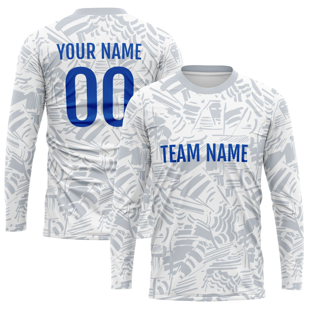 Custom Basketball Soccer Football Shooting Long T-Shirt for Adults and Kids Light Gray enthsush