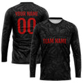 Custom Basketball Soccer Football Shooting Long T-Shirt for Adults and Kids Dark Gray enthsush