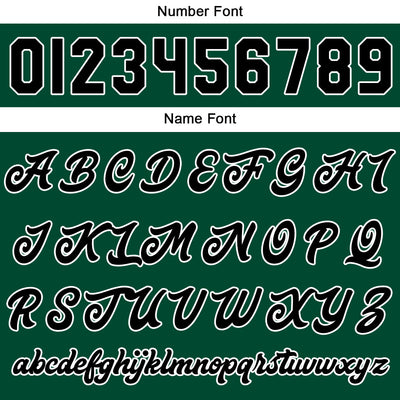 Custom Varsity Jacket Letterman jacket for Men, Women and Youth Green Black enthsush