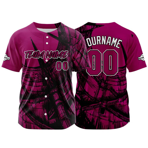 Custom Baseball Uniforms High-Quality for Adult Kids Optimized for Performance Staircase-Rose enthsush