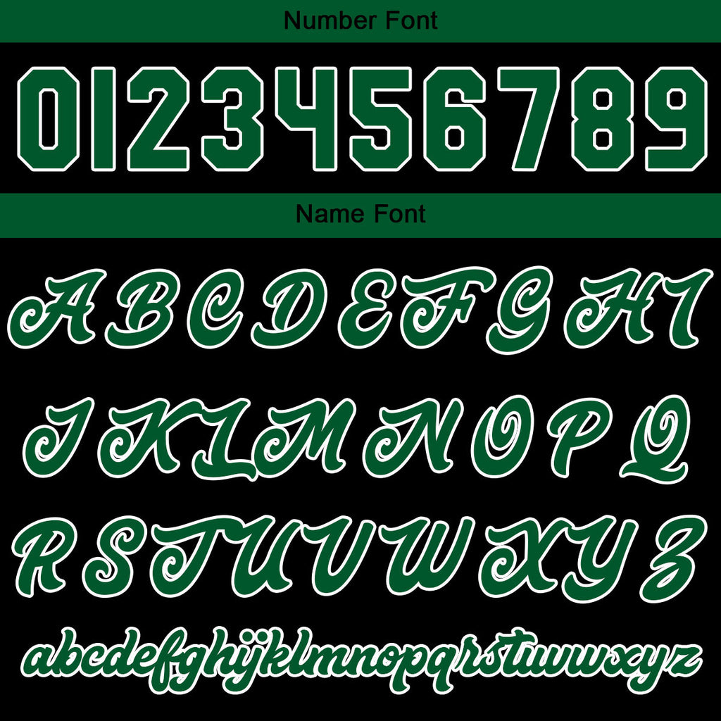 Custom Varsity Jacket Letterman jacket for Men, Women and Youth Green Black enthsush