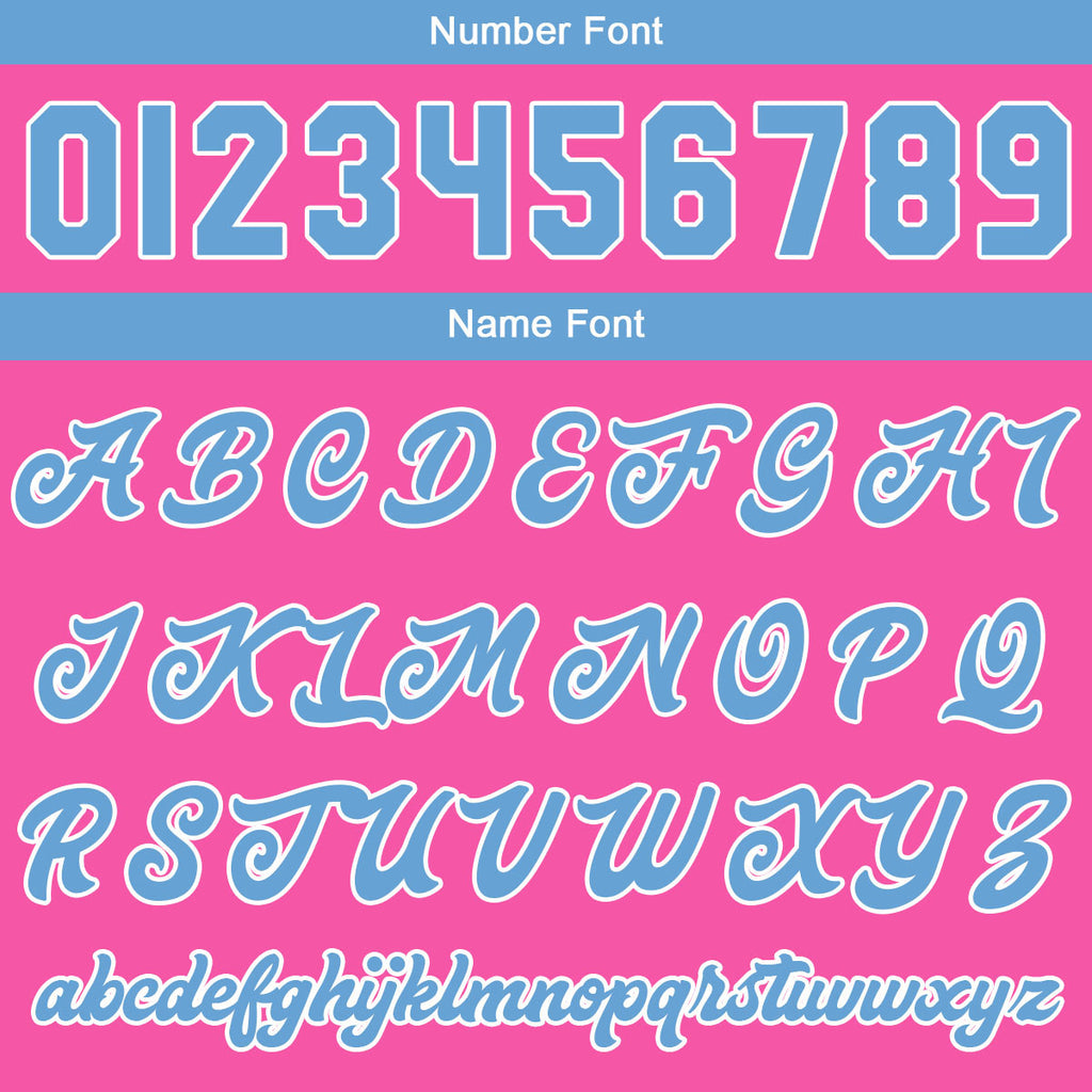 Custom Varsity Jacket Letterman jacket for Men, Women and Youth Pink Light Blue enthsush