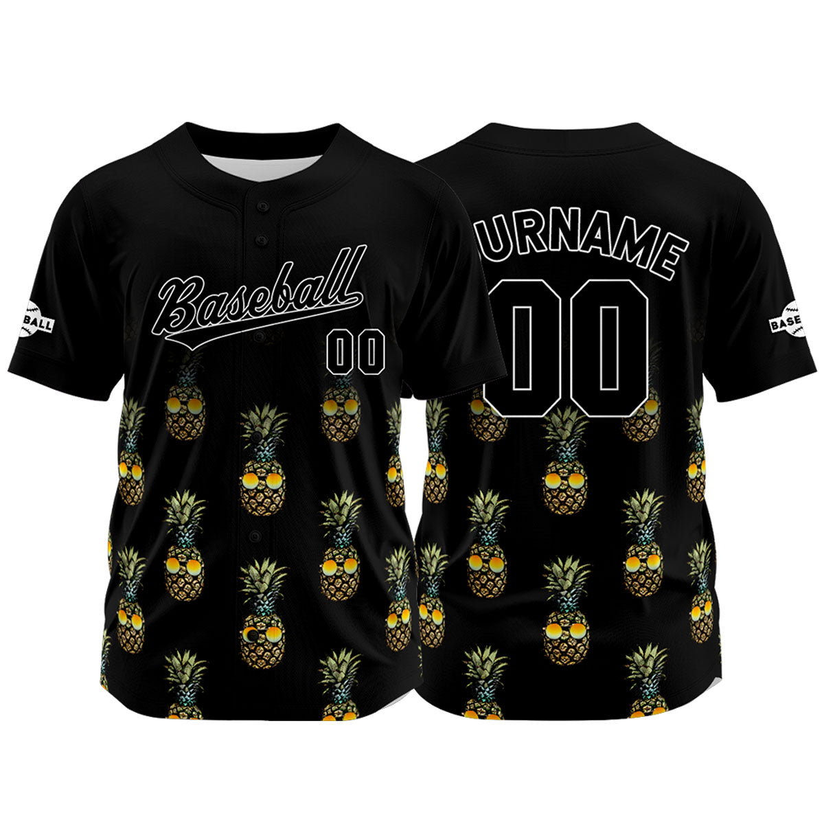 Custom Black Baseball Jersey Personalized Baseball Shirt for Men Women Kids Youth enthsush