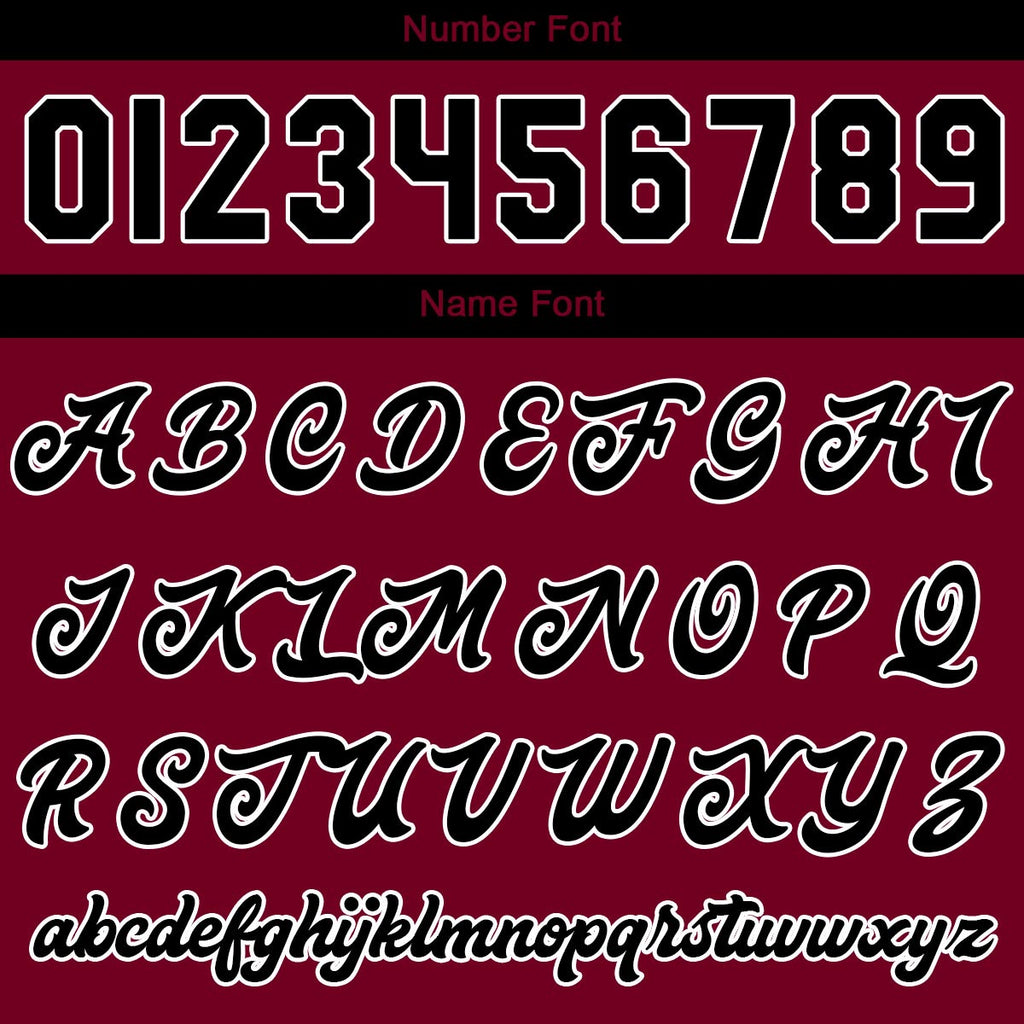 Custom Varsity Jacket Letterman jacket for Men, Women and Youth Crimson Black enthsush