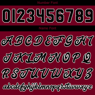 Custom Varsity Jacket Letterman jacket for Men, Women and Youth Crimson Black enthsush