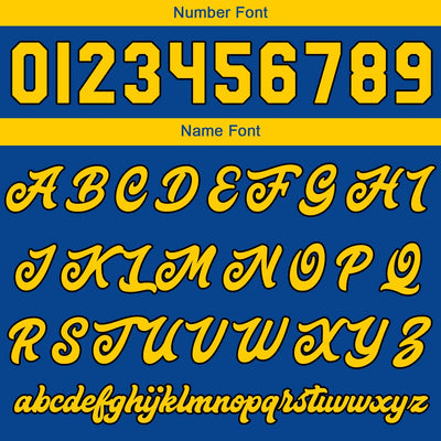 Custom Varsity Jacket Letterman jacket for Men, Women and Youth Royal Yellow enthsush