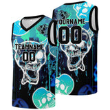 Custom basketball jersey for men and women. Stitched and printed name, number and logo Light Blue