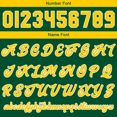 Custom Varsity Jacket Letterman jacket for Men, Women and Youth Green Yellow enthsush