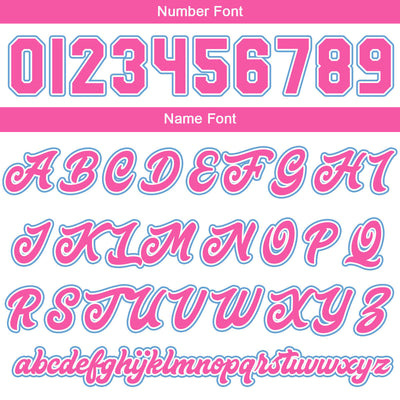 Custom Varsity Jacket Letterman jacket for Men, Women and Youth White Light Blue Pink enthsush
