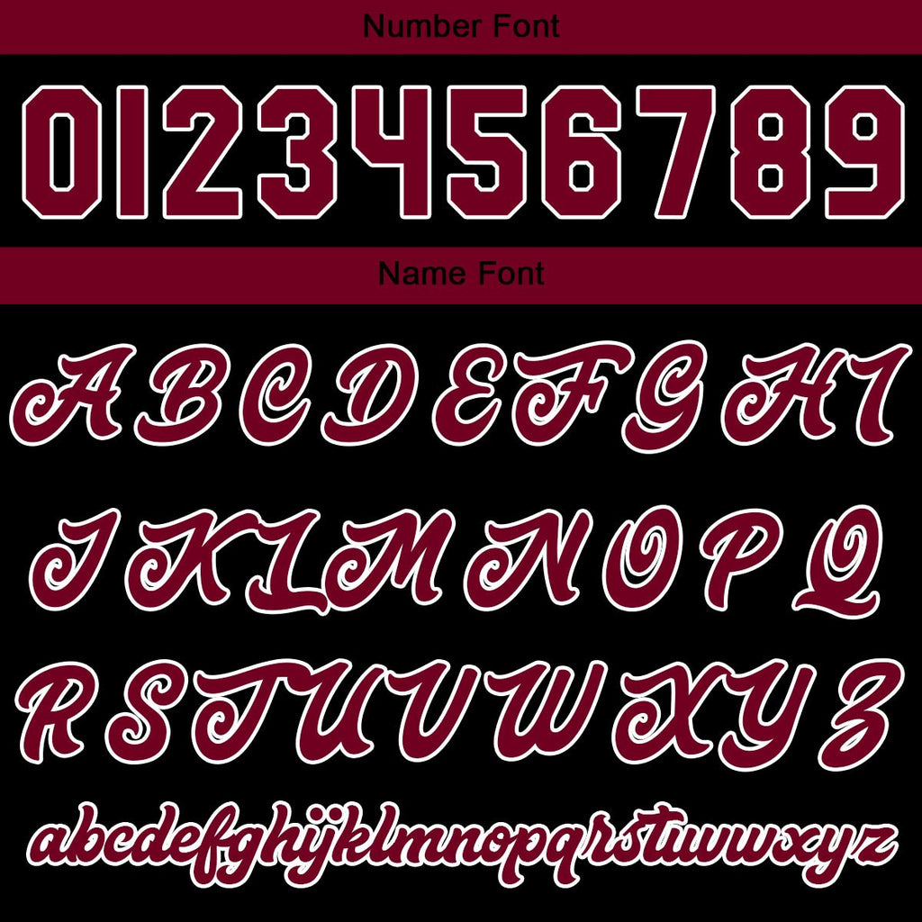 Custom Varsity Jacket Letterman jacket for Men, Women and Youth Crimson Black enthsush