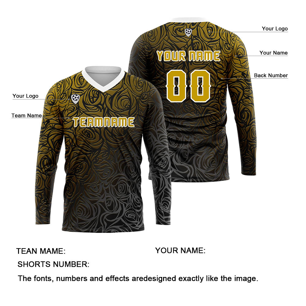 Custom Yellow Basketball Soccer Football Shooting Long T-Shirt for Adults and Kids enthsush