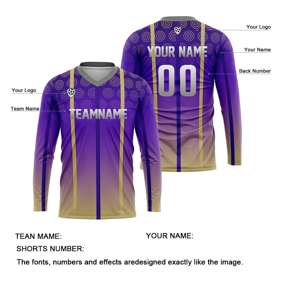 Custom Purple Gray Basketball Soccer Football Shooting Long T-Shirt for Adults and Kids enthsush