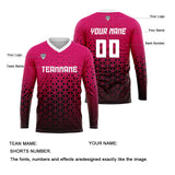 Custom White Rose Basketball Soccer Football Shooting Long T-Shirt for Adults and Kids