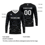 Custom Black White Basketball Soccer Football Shooting Long T-Shirt for Adults and Kids